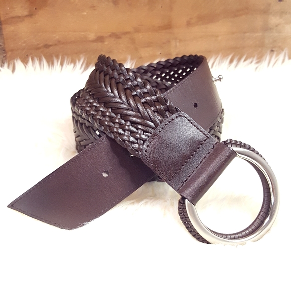 CHICO'S Brown Woven Leather Belt - Picture 5 of 7